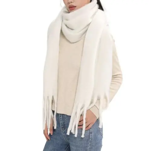 MELIFLUOS DESIGNED IN SPAIN Women's Fashion Scarves Long Shawl Cardigan Wrap Large Warm Long Scarves - 6