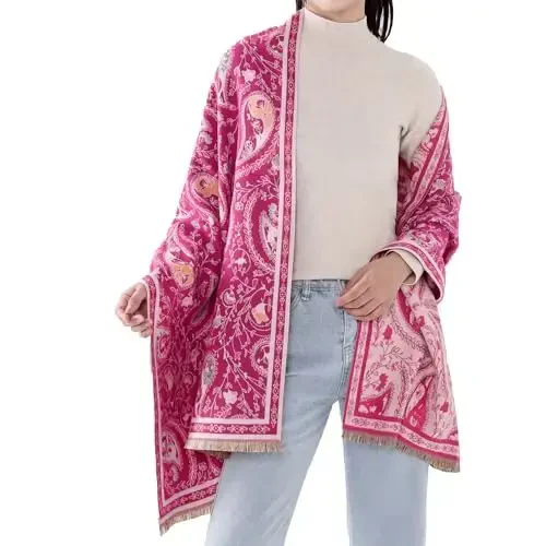 MELIFLUOS DESIGNED IN SPAIN Women's Fashion Scarves Long Shawl Cardigan Wrap Large Warm Long Scarves - MELIFLUOS