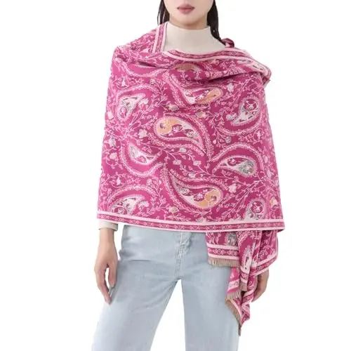 MELIFLUOS DESIGNED IN SPAIN Women's Fashion Scarves Long Shawl Cardigan Wrap Large Warm Long Scarves - 2