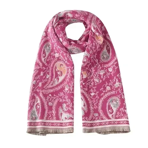 MELIFLUOS DESIGNED IN SPAIN Women's Fashion Scarves Long Shawl Cardigan Wrap Large Warm Long Scarves - 5