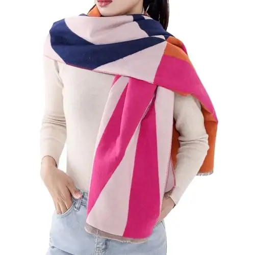 MELIFLUOS DESIGNED IN SPAIN Women's Fashion Scarves Long Shawl Cardigan Wrap Large Warm Long Scarves - 1
