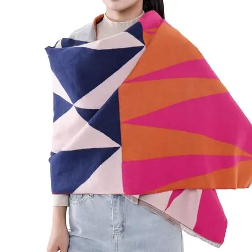 MELIFLUOS DESIGNED IN SPAIN Women's Fashion Scarves Long Shawl Cardigan Wrap Large Warm Long Scarves - 2