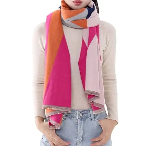 MELIFLUOS DESIGNED IN SPAIN Women's Fashion Scarves Long Shawl Cardigan Wrap Large Warm Long Scarves - 3