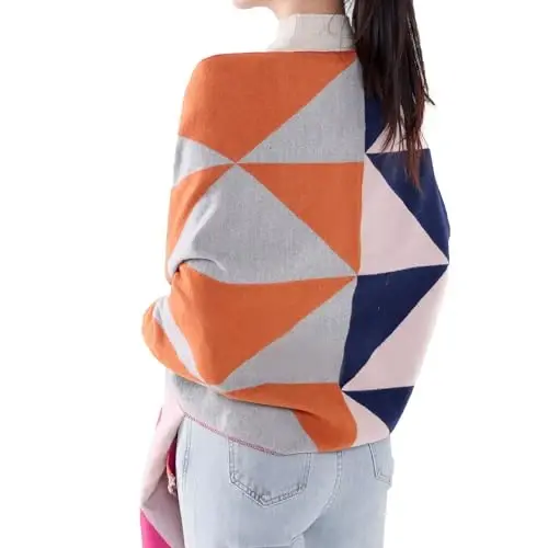 MELIFLUOS DESIGNED IN SPAIN Women's Fashion Scarves Long Shawl Cardigan Wrap Large Warm Long Scarves - 4