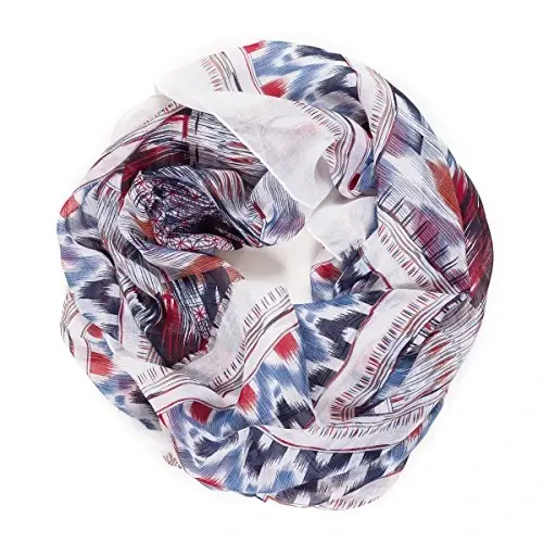 MELIFLUOS DESIGNED IN SPAIN Scarf for Women Lightweight Geometric Fashion For Summer Fall Scarves Shawl Wraps - 3