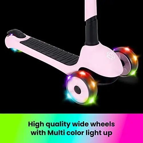 iSporter Luggage Scooter for Kids Ages 2-5 | Ride-On Suitcase Scooters for Boys Girls | Foldable & Height Adjustable, 110lbs Max - 4