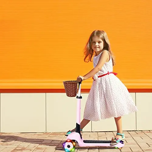 iSporter Luggage Scooter for Kids Ages 2-5 | Ride-On Suitcase Scooters for Boys Girls | Foldable & Height Adjustable, 110lbs Max - 6