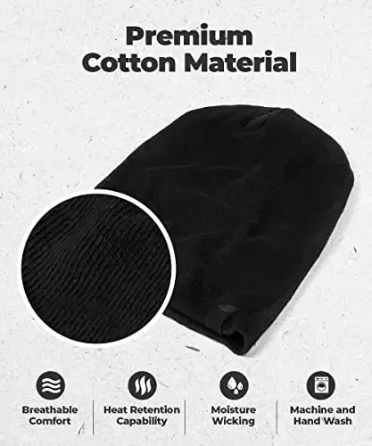 Issiq Slouchy Beanie shlyapa - Nozik trikotajdagi mazali yumshoq kundalik Beanie - 6