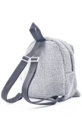 [ İSTEDİĞİNİZ İSMİ NAKIŞLA YAZIYORUZ ] Tavşan Gri 0-8 Yaş Çocuk Sırt Çantası, Anaokulu-kreş Çantası-Ekru - 5