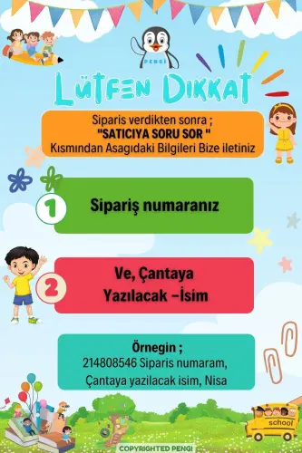 [ İSTEDİĞİNİZ İSMİ NAKIŞLA YAZIYORUZ ] Tavşan Lila 0-8 Yaş Çocuk Sırt Çantası, Anaokulu-kreş Çantası - lila - 2