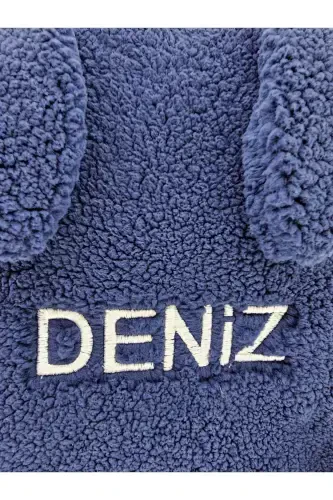 [ Istediğiniz Ismi Yazıyoruz ] Tavşan Lacivert 0-8 Yaş Çocuk Sırt Çantası, Anaokulu-kreş Çantası-lacivert - 3