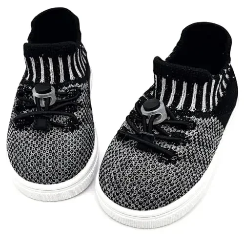 iSusuJo Baby Shoes Boy Girl Walking Slip On Sneakers Infant First Walker Shoes 6 9 12 15 18 24 Months - 6