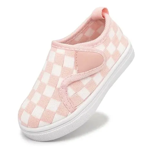 iSusuJo Baby Shoes Boy Girl Walking Slip On Sneakers Infant First Walker Shoes 6 9 12 15 18 24 Months - 1