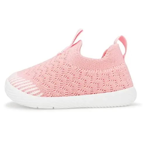 iSusuJo Baby Shoes Boy Girl Walking Slip On Sneakers Infant First Walker Shoes 6 9 12 15 18 24 Months - 2