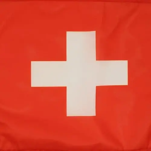 Switzerland NAUTICAL Flag 18'' x 12'' - Swiss flags 30 x 45 cm. - Banner 12x18 in for boat - AZ FLAG - 3