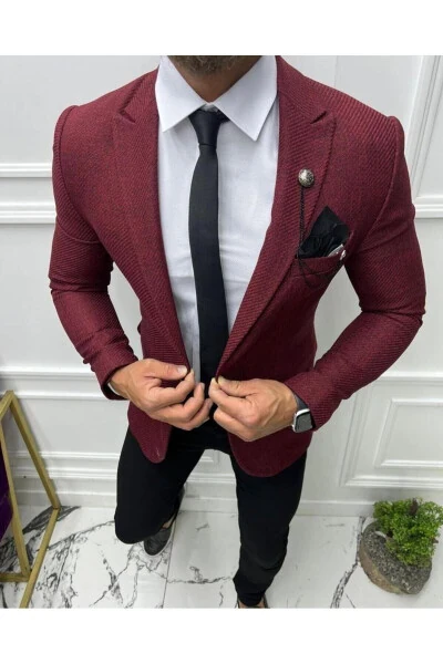 Italian Style Slim Fit Narrow Cut Jacket Vest - 1