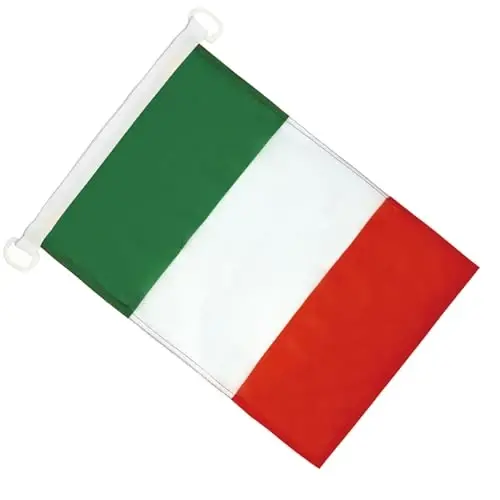 Italy NAUTICAL Flag 18'' x 12'' - Italian flags 30 x 45 cm. - Banner 12x18 in for boat - AZ FLAG - 2