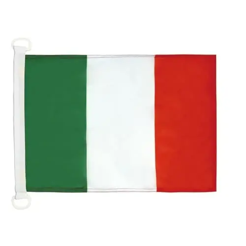 Italy NAUTICAL Flag 18'' x 12'' - Italian flags 30 x 45 cm. - Banner 12x18 in for boat - AZ FLAG - 1