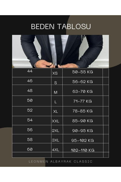 Italyan Uslubidagi Slim Fit Tor To'qima Ko'ylagi Jileti - 3