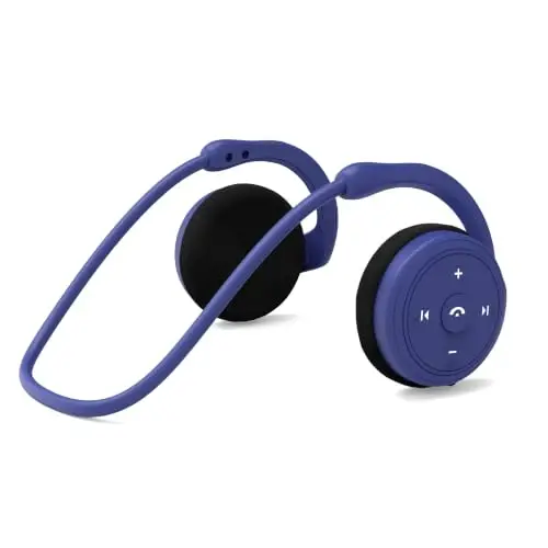 itayak Behind The Head Headphones, Wrap Around Head Small Bluetooth Headphones Lightweight Foldable Wireless Sports Sweatproof Headset with Microphone & Carrying Case - 1