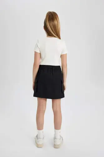 Юбка для девочек из хлопка с карманами карго C0126a824sp - 8