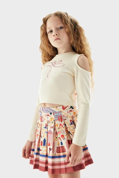 Юбка для девочек с принтом 23PFWTJ4306 - TYESS (1)