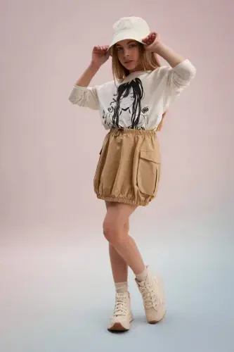 Юбка из поплина для девочек C0125a824sp - DEFACTO (1)