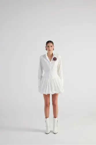 Юбка Mini BalonLexiEtek белая на резинке - 1