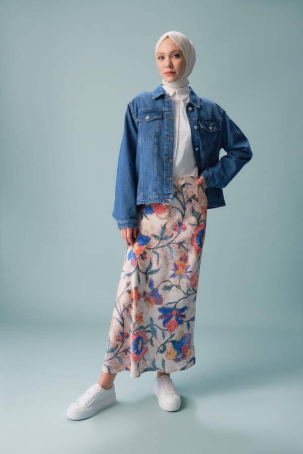 Юбка с разрезами Armine Verev 24Y1611 Бежевый - 1