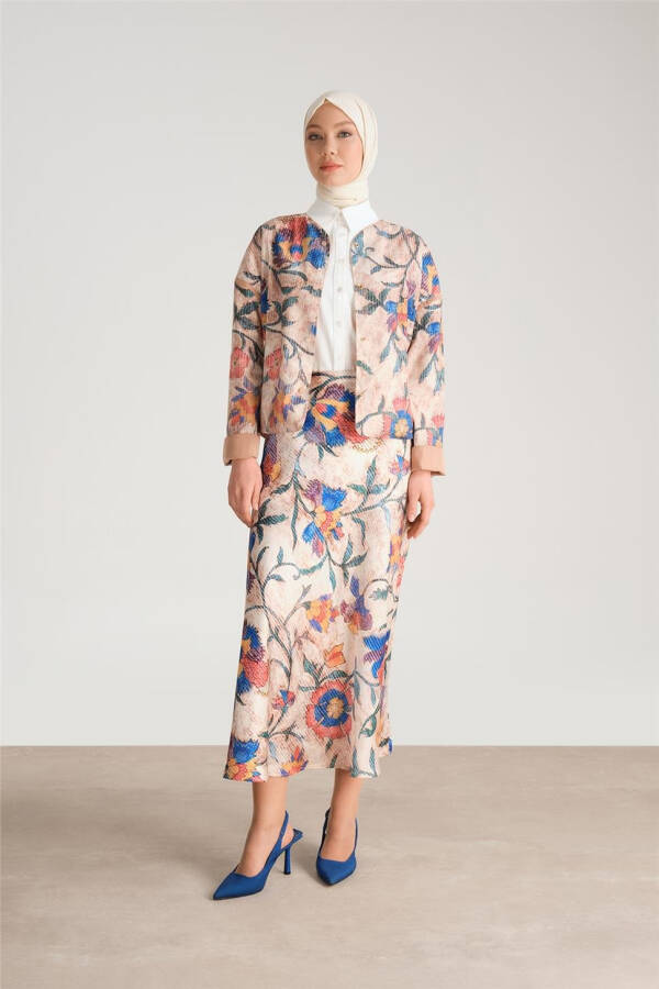 Юбка с разрезами Armine Verev 24Y1611 Бежевый - 3