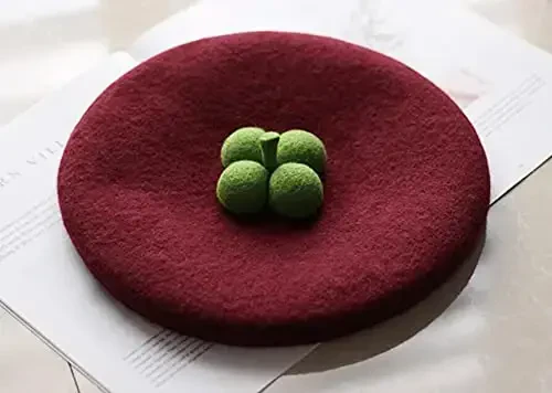 Юрий Япония Фрукты Апельсин Персик Берет Симпатичная Лолита Девушка Шляпа Кепка художника Аксессуары для Женщин Подарок - 5