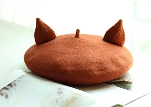 Юрий Japan Fruits Orange Peach Beret Cute Lolita Girl Hat Painter Cap Accessories for Women Gift - 6