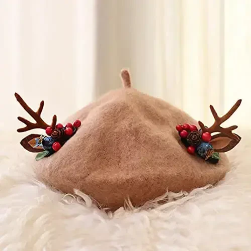 Юрий Japan Fruits Orange Peach Beret Cute Lolita Girl Hat Painter Cap Accessories for Women Gift - MODAZONE (1)