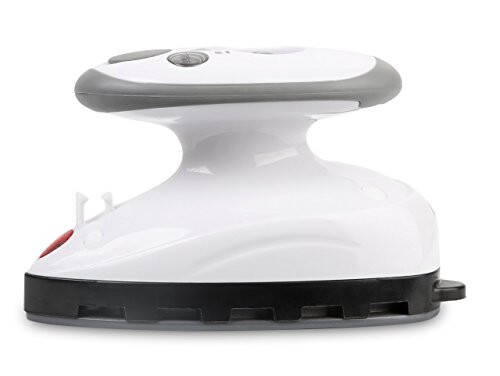 Ivation Small Mini Iron - Dual Voltage Compact Design, Great for Travel - Non-Stick Ceramic Soleplate - Dry or Steam Ironing - Extra-Long Power Cord - Heats Rapidly in 15 Seconds - 7