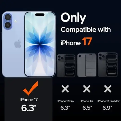 ivoler iPhone 17 6.3'' uchun magnitli g'ilof [Magsafe bilan mos] [15FT harbiy darajadagi himoya] Magnit zaryadlovchi g'ilof Bamper, iPhone 17 uchun muzli yarim shaffof orqa qopqoq - och ko'k - 2