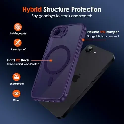 ivoler Magnetic Case for iPhone 16e 6.1