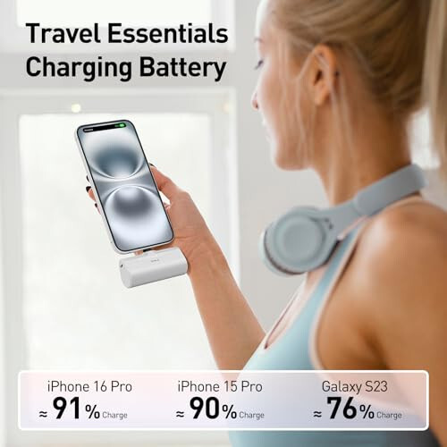 iWALK Portable Charger iPhone 15: USB-C Small Power Bank 20W 4500mAh Fast Charging Battery Pack Compatible with iPhone 15,15 Plus,15 Pro,15 Pro Max, Samsung S24,23, Google Pixel, Moto, Android Phone - 3