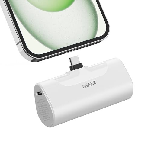 iWALK Taşınabilir Şarj Cihazı iPhone 15: USB-C Küçük Power Bank 20W 4500mAh Hızlı Şarj Pil Paketi iPhone 15,15 Plus,15 Pro,15 Pro Max, Samsung S24,23, Google Pixel, Moto, Android Telefonlarla Uyumlu - 5