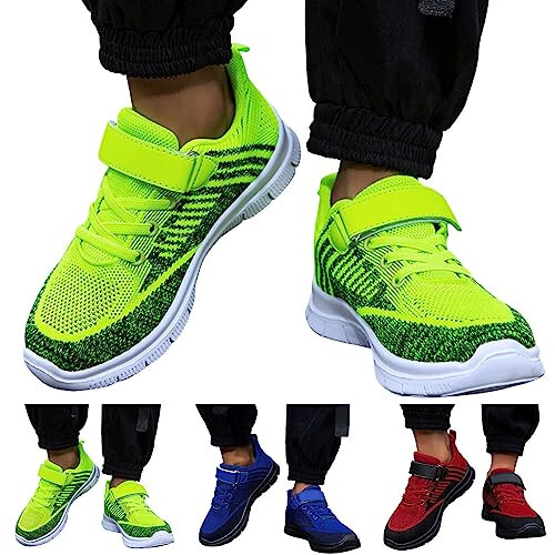 IWIHMIV Walking Shoes for Toddlers Casual Running Shoes Lightweight Non Slip Boys Athletic Shoes Comfortable Walking Shoes - 2