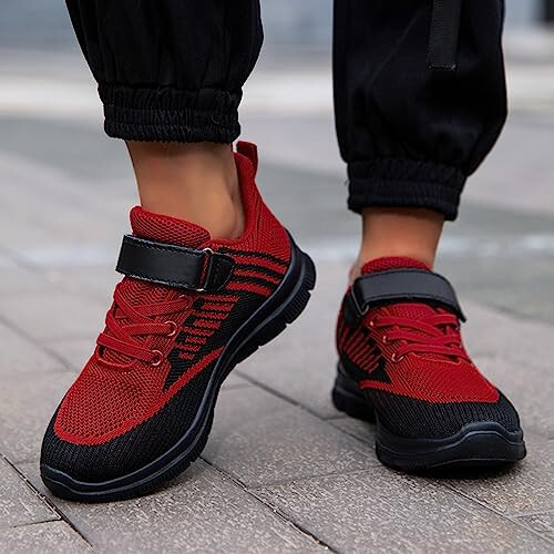 IWIHMIV Walking Shoes for Toddlers Casual Running Shoes Lightweight Non Slip Boys Athletic Shoes Comfortable Walking Shoes - 4