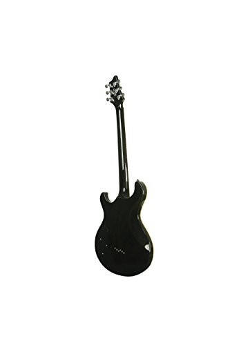 IYV 6 String IP-350 TBK PRS Solid-Body Electric Guitar, Trans Black - 6