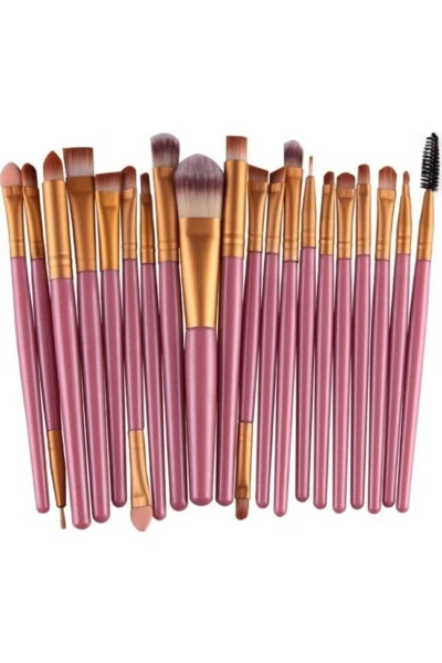 Izla 20 Piece Professional Soft Makeup Brush Set Purple - MAKEUPTIME