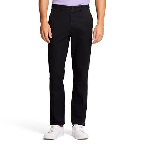 IZOD Men's Performance Stretch Straight Fit Flat Front Chino Pant - 1