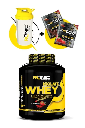 Изолят сывороточного протеина Ultimate 2270 G Протеиновый порошок для наращивания мышц (СО СМАКОМ КЛУБНИКИ) - 1