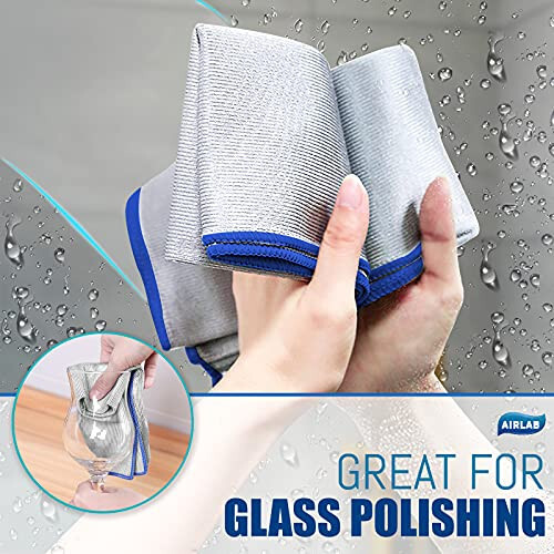 Streak Free Miracle Cleaning Cloth Easy Clean Pack of 8-12