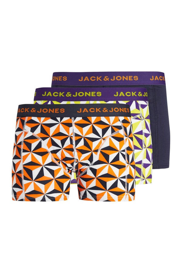 JACGEOMETRIC GEMS TRUNKS To'q sariq erkaklar boxerlari - 2