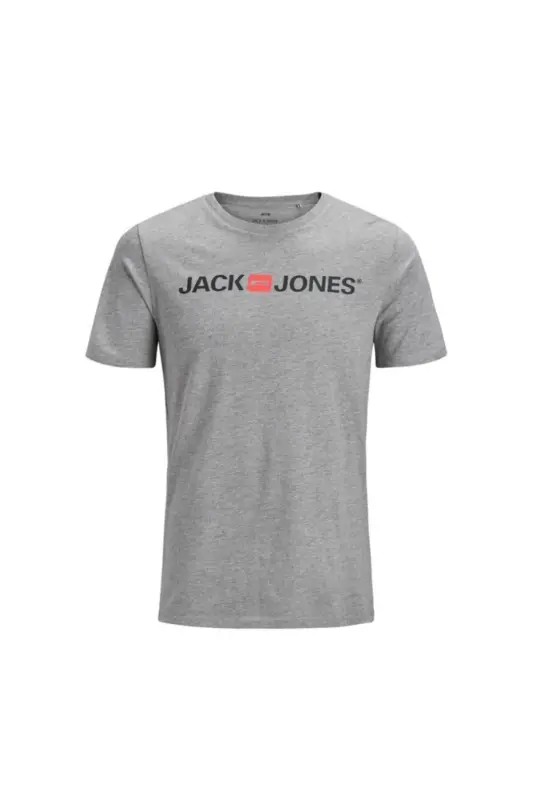 Jack And Jones 12137126 Erkek T-shırt A. Grı - A. GRI - JACK & JONES