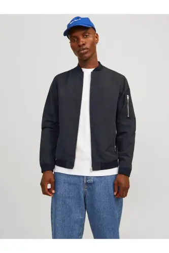 Jjerush Bomber Noos Siyah Erkek Ceket 12165203 - SIYAH 