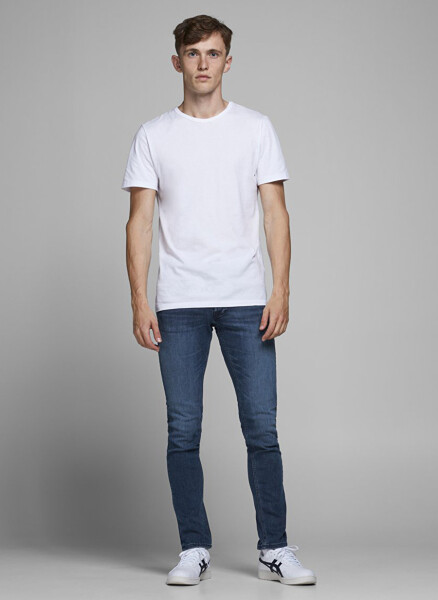 Jack & Jones 12173407 Erkaklar uchun past bel Slim Fit Denim shimlari - 1