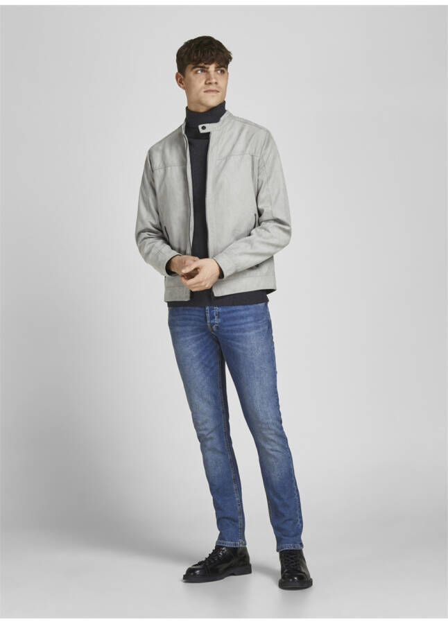 Jack & Jones 12184473_JJIGLENN JORIGINAL MF 031 Erkaklar uchun past bel skinny fit jinsi shim - 10